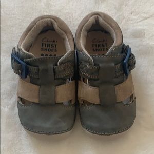 Clark’s first shoes